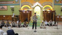 Usai Sholat Subuh Berjamaah, Irwasda Polda Riau Ajak Masyarakat Inhu Ciptakan Pemilu Damai