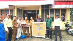 PT.NWR Salurkan Bantuan Paket Sembako Korban Banjir di Langgam 